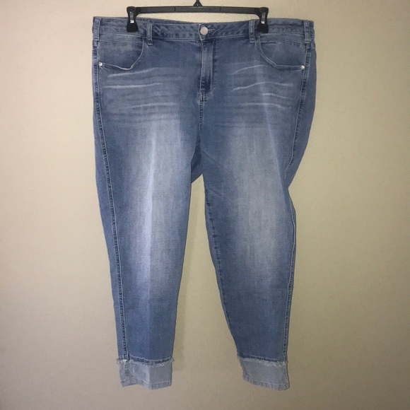 Lane Bryant Denim - Lane Bryant Skinny Jeans with Hem Detail